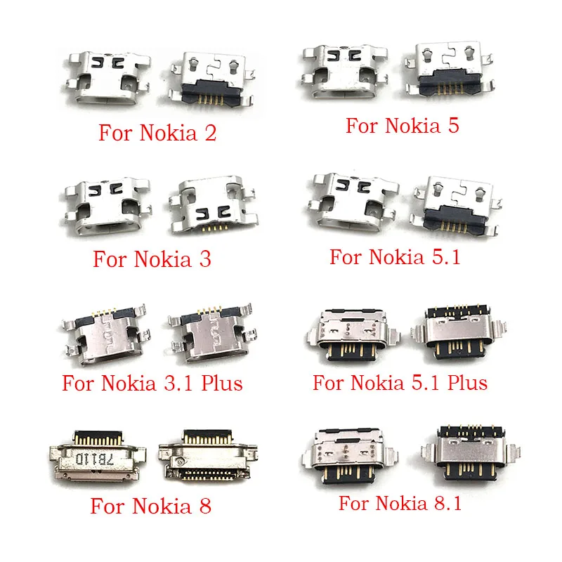 academic progeny effect 2 buc/Lot, Încărcător Conector Incarcare Port USB Dock Conector Plug-in  Pentru Nokia 2 3 5 6 7 8 3.1 5.1 6.1 7.1 Plus X5 X6 reducere ~ Piese  telefoane mobile > www.morcoveata.ro